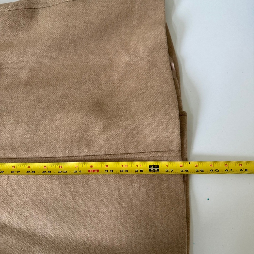 Reiss Macey Wool Blend Coat Women 8 Camel Tan Minimalist Quiet Luxury Old Money - Picture 8 of 8